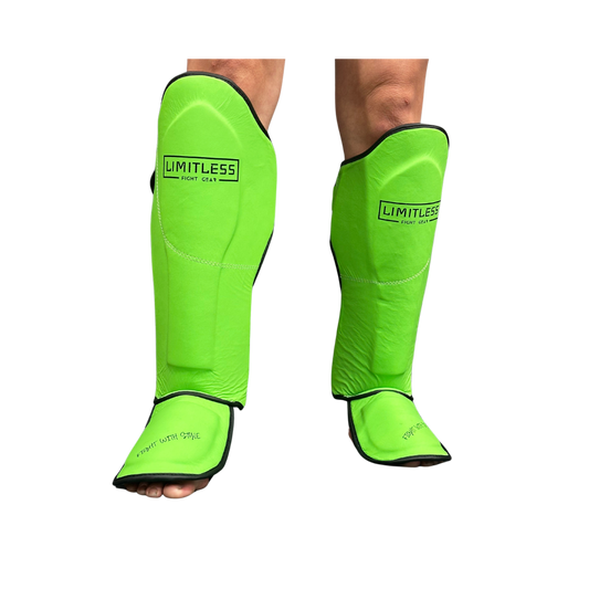 LFG V2 Neon Green Shin Guard